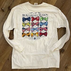 Live Oak White Long Sleeve Tee